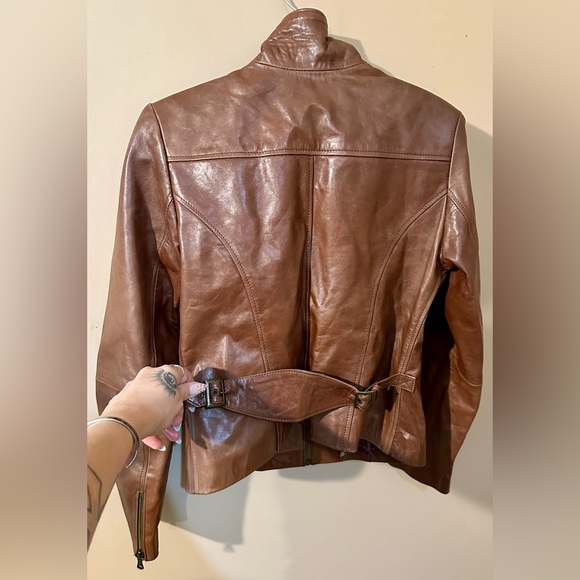 Women’s leather jacket from small leather maker in Florence - Picture 8 of 9